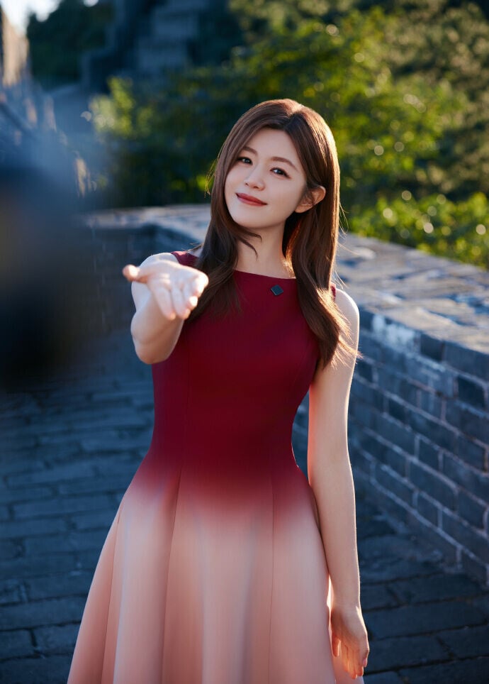 十一國慶|陳妍希在萬里長城參與宣傳片祝賀國慶