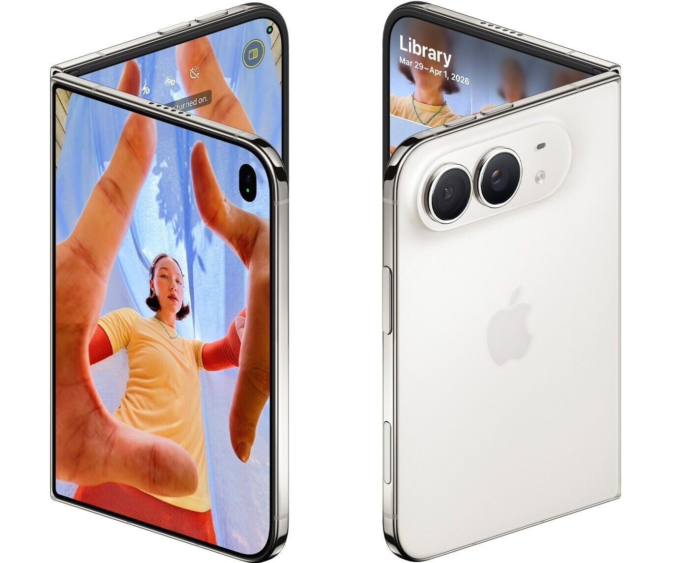 iPhone Duo後置4800萬像素Fusion主鏡頭與4800萬像素超廣角鏡頭。