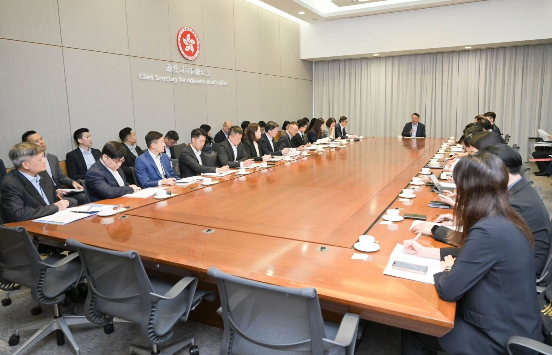 政務司司長陳國基表示,新皇崗口岸港方口岸區,各項系統測試和壓力測試均運作暢順,各部門已確認口岸具備安全、暢順及高效運作的開通條件,粵港兩地政府會盡快敲定正式開通日期,並向公眾公布。(陳國基fb)