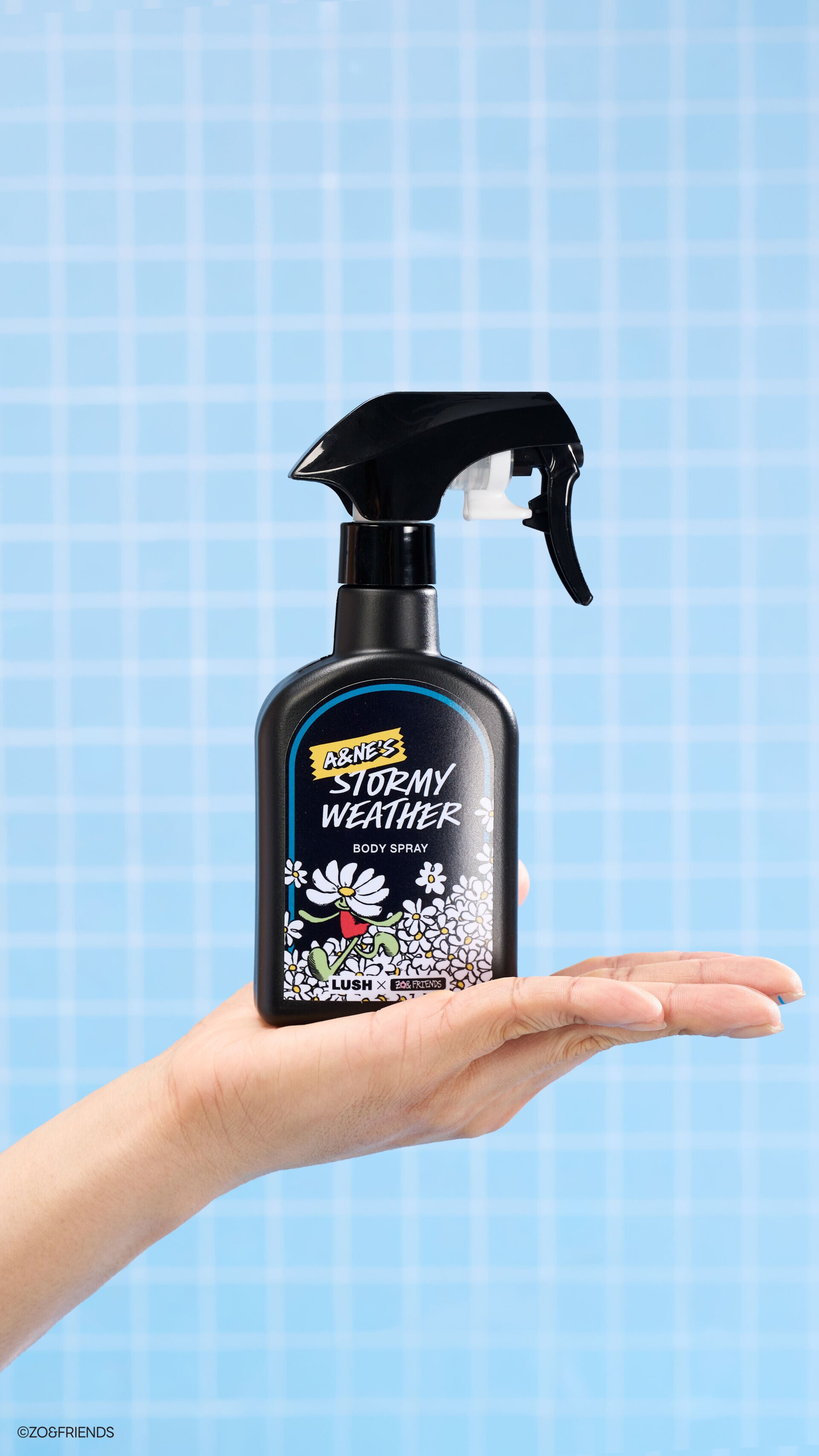 LUSH LUSHxZONFRIENDS Anes Stormy Weather Body Spray Hero Shot 4