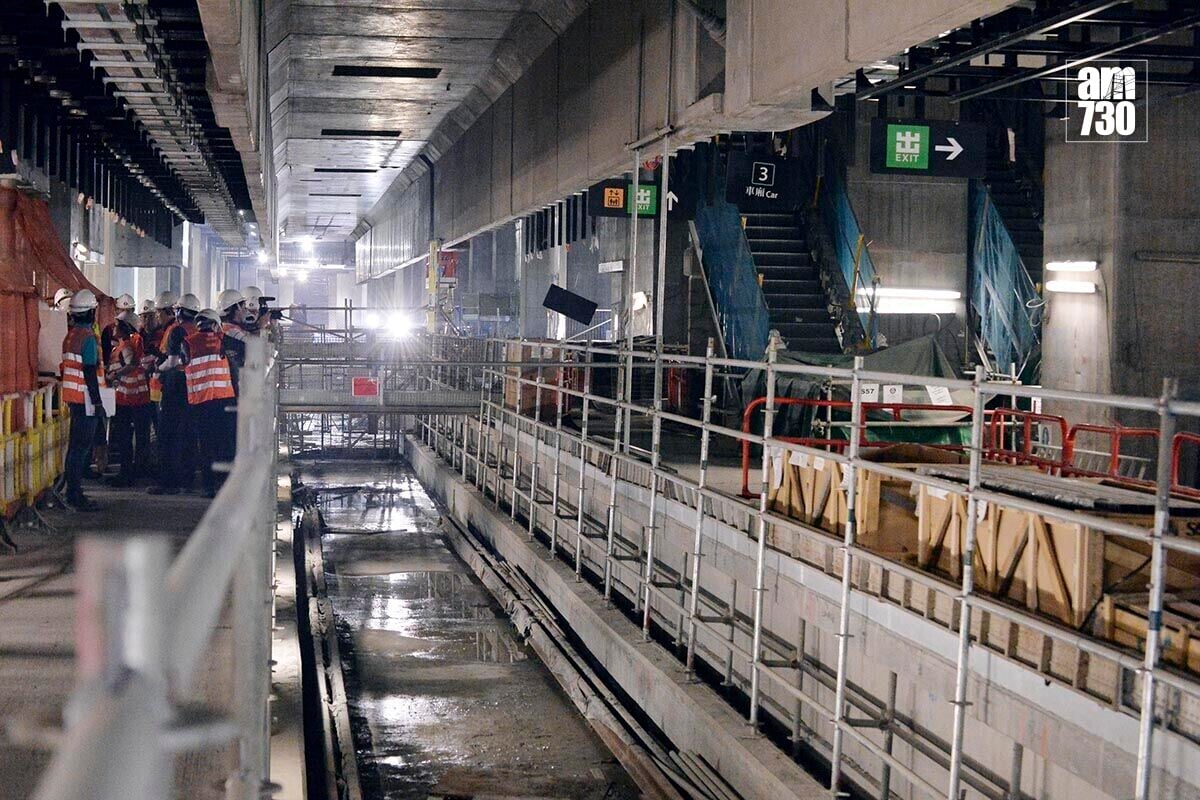 高鐵香港段工程延誤3年才落成。(資料圖片)