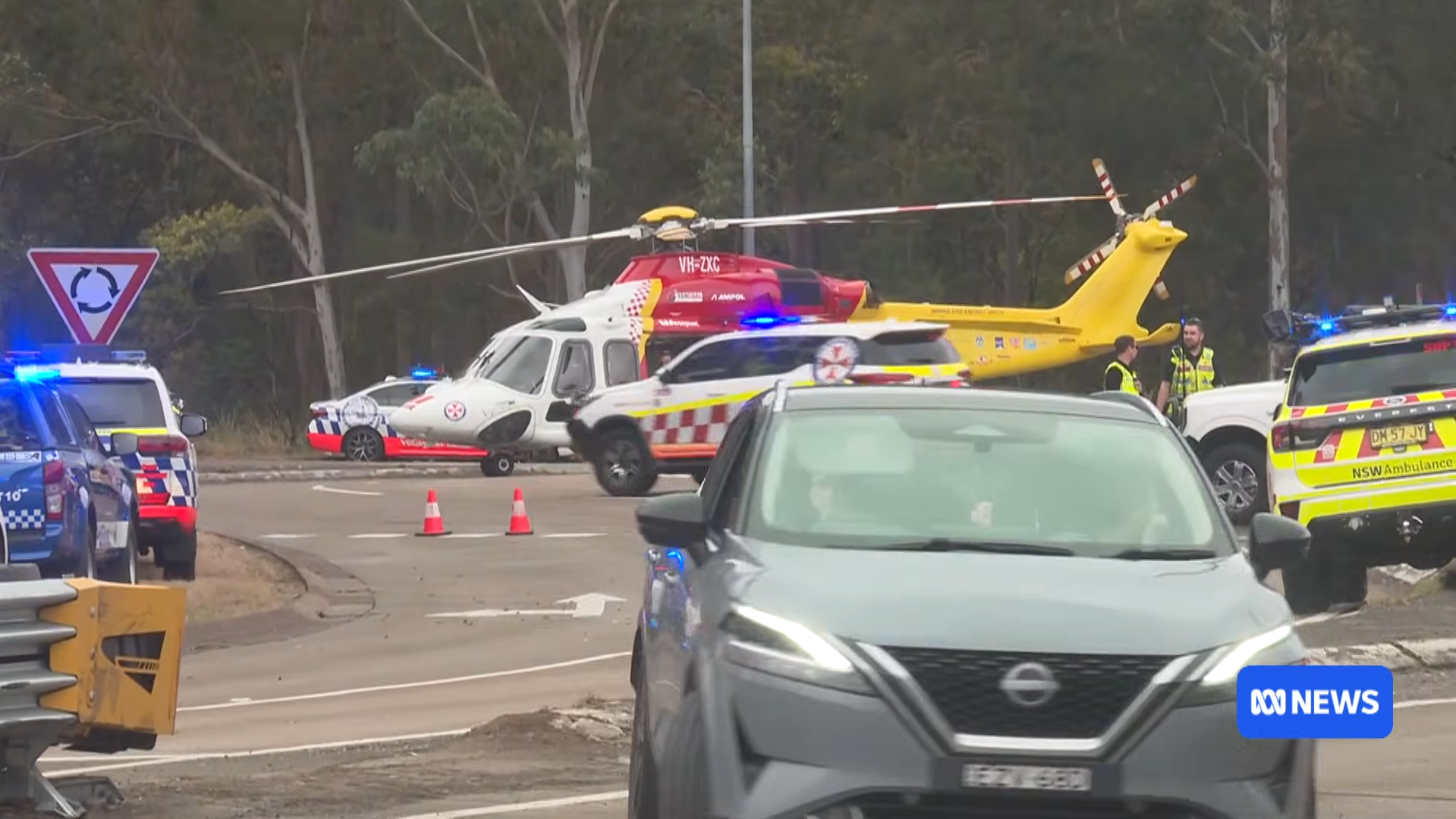 Several injured, driver arrested after car crashes into Knights fans in Newcastle ABC NEWS 0 48 screenshot