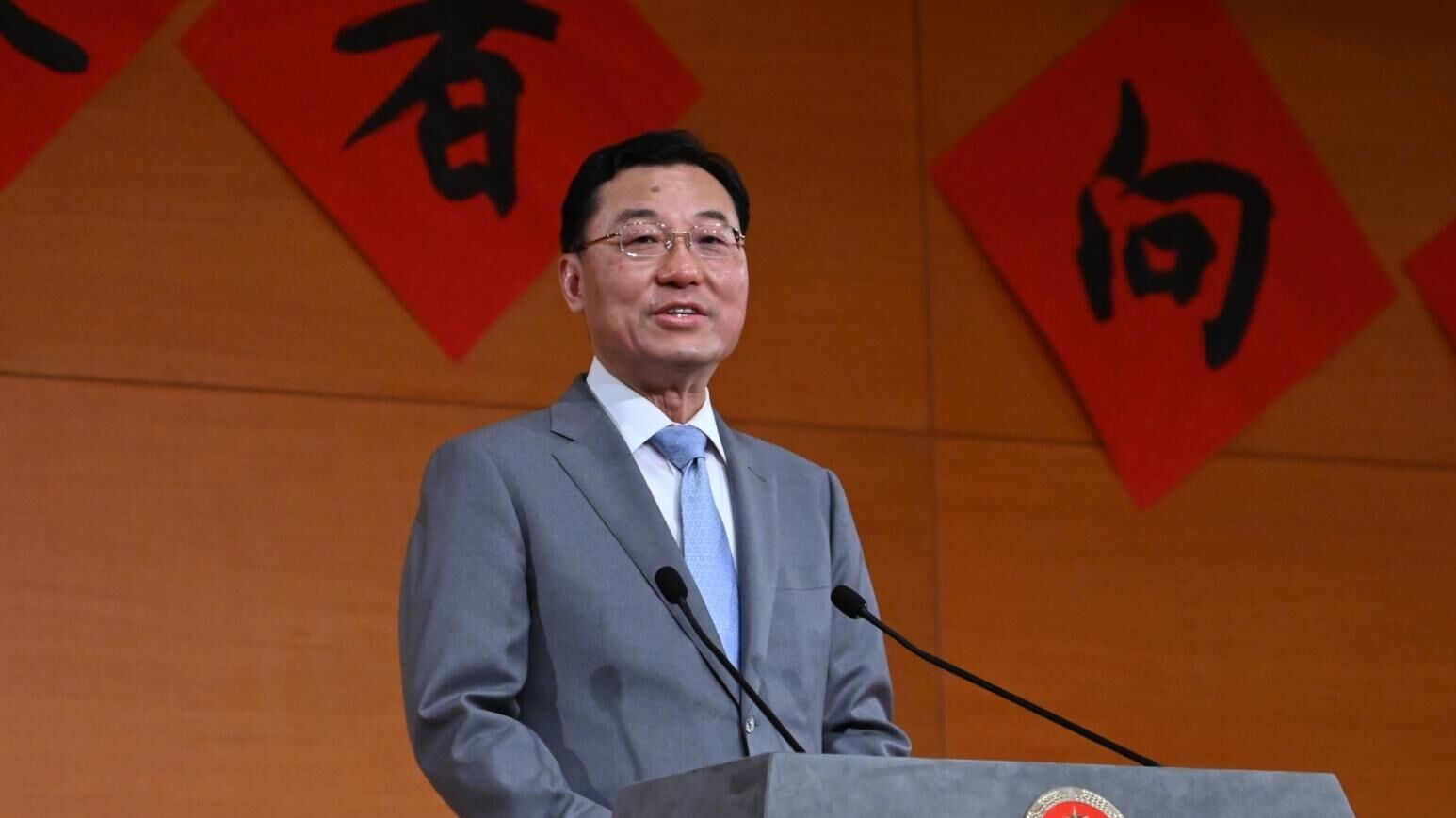 駐美大使謝鋒日前接受美媒專訪談習特會成果。（資料照／駐美大使館官網）