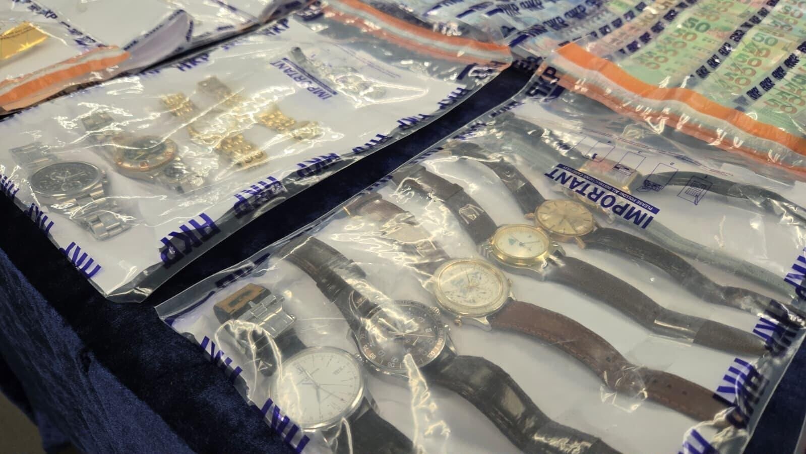 警方搗破一個爆竊集團,拘5男1女,涉嫌與多區的25宗爆竊案有關,損失總值超過369萬元。