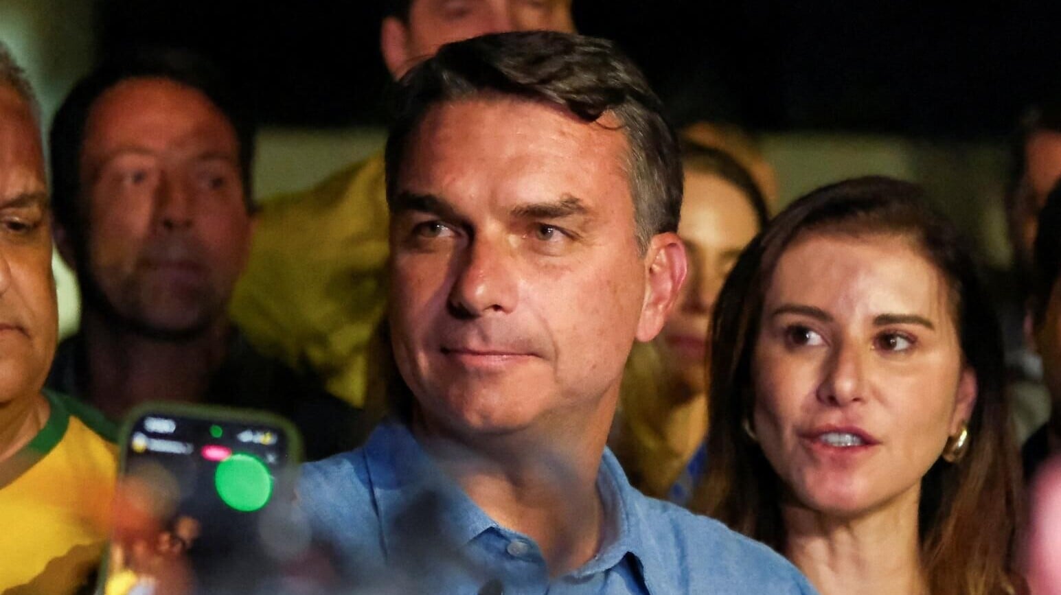 博爾索納羅（Flavio Bolsonaro）。（圖／路透社）
