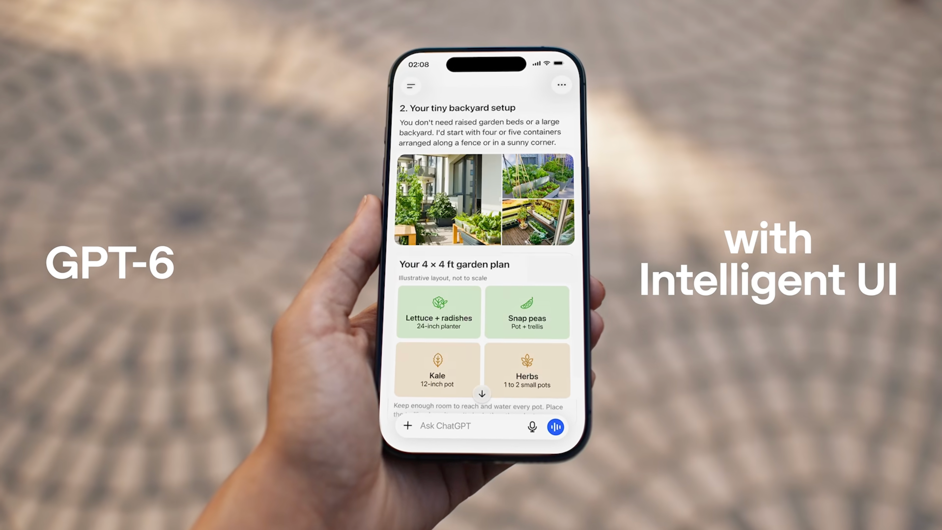 OpenAI推ChatGPT-6對話模型並支援Intelligent UI。
