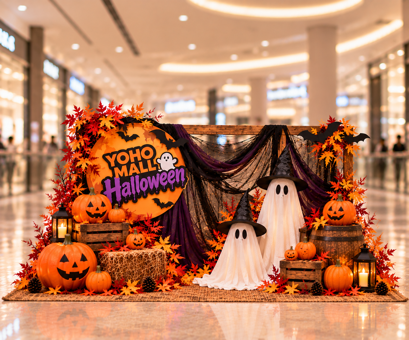 YOHO MALL Halloween Pumpkin Display (2)
