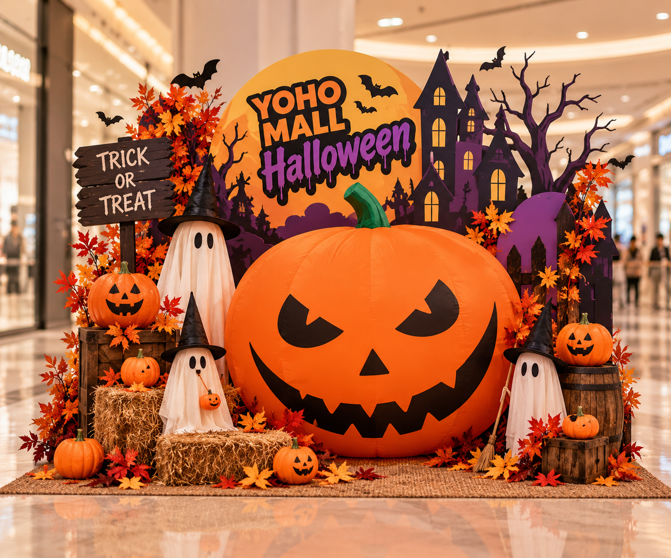 YOHO MALL Halloween Pumpkin Display (3)