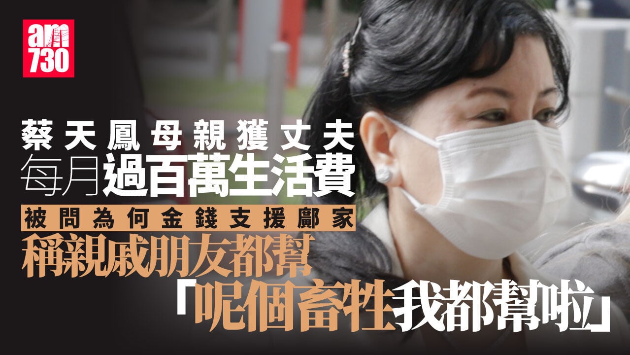 蔡天鳳碎屍案｜蔡天鳳3戶口存款約640萬元 辯方質疑不夠錢置業 蔡母：啲錢畀人呃晒