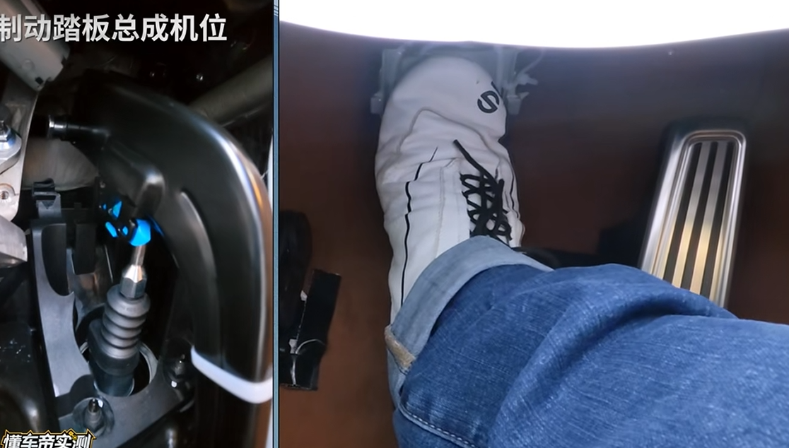 內地汽車媒體「懂車帝」實測,揭發尊界V800存在嚴重安全隱憂。(影片截圖)