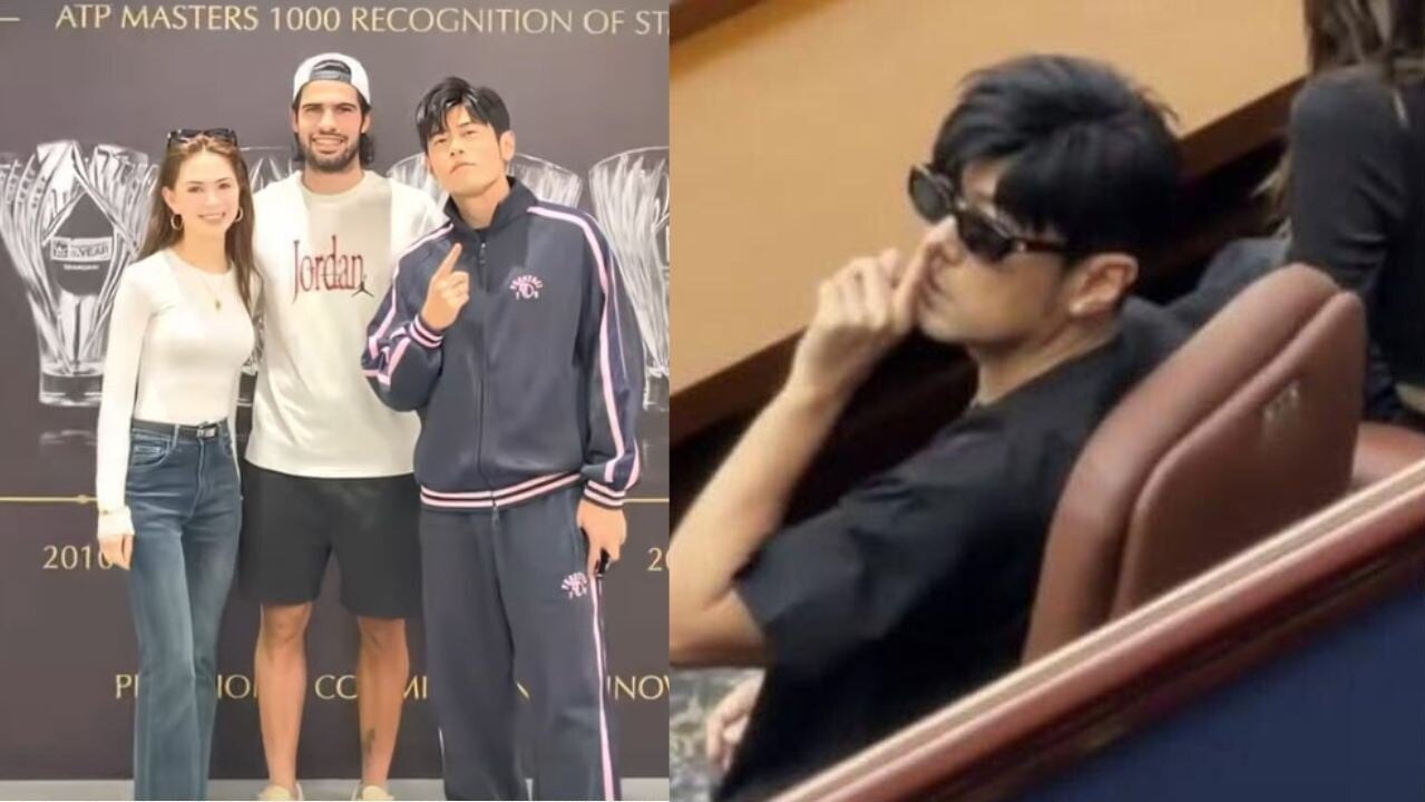 周杰倫上海大師賽與艾卡拉斯合照　一舉動阻止球迷喧嘩