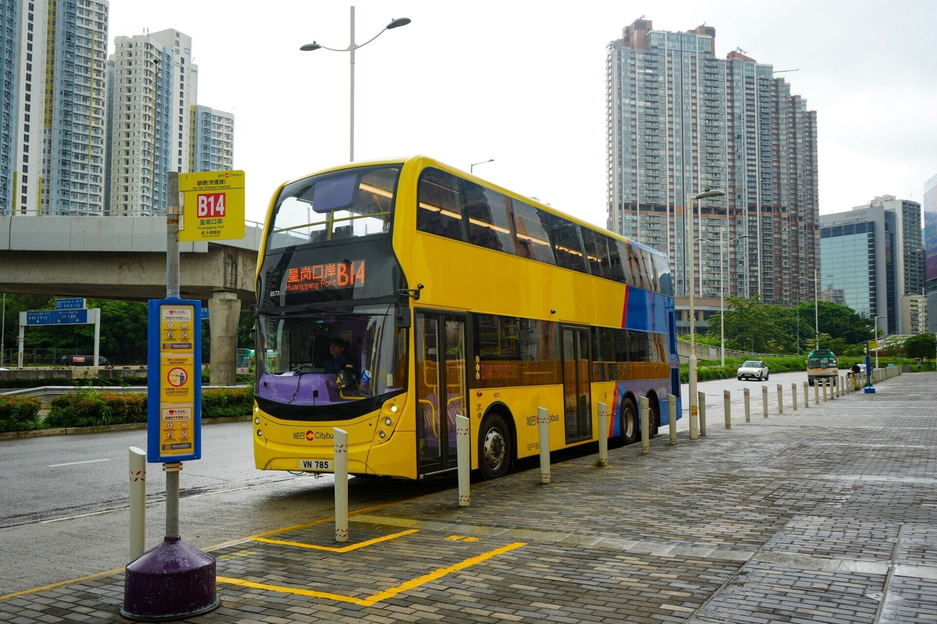新皇崗口岸將開通,城巴宣布三條全新城巴皇崗專線B13、B14及B15號線將同步投入服務(城巴提供)
