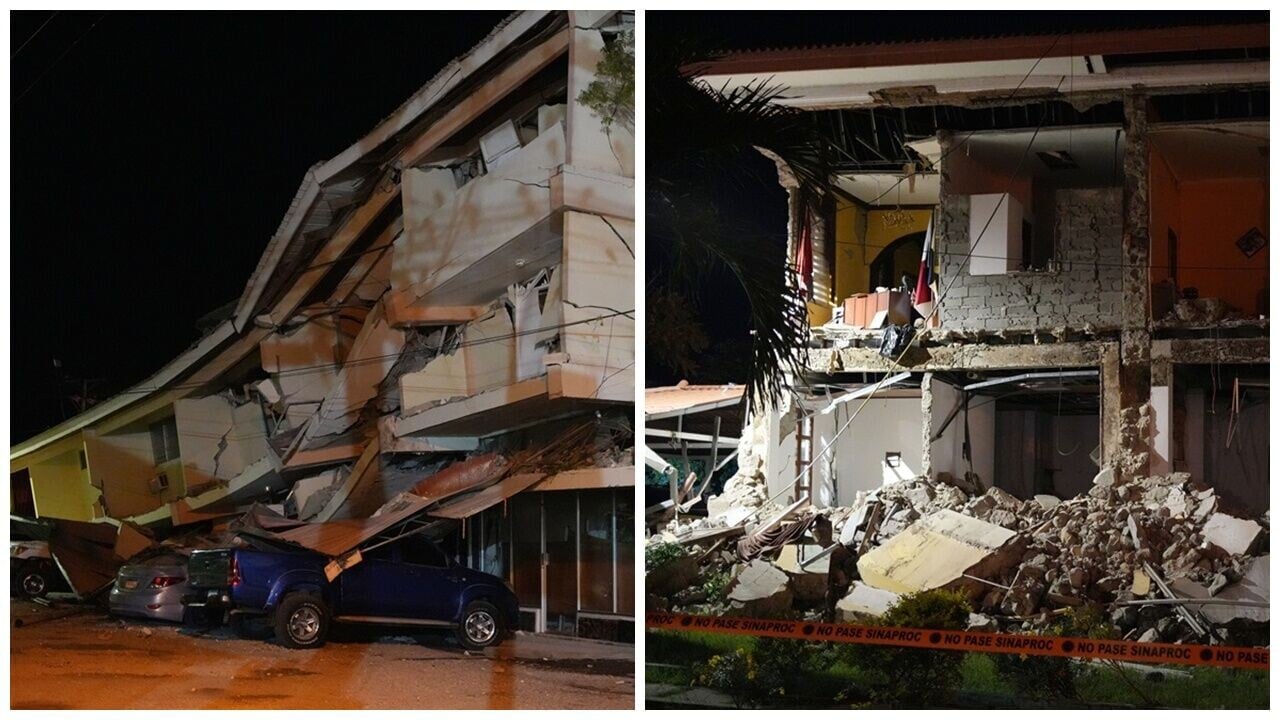巴拿馬發生7.7級地震，餘震最強達6.6級。(AP)