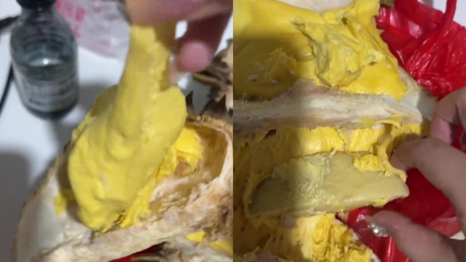 假榴槤｜浙江女切開驚見果肉似泥膠　薯仔當果核
