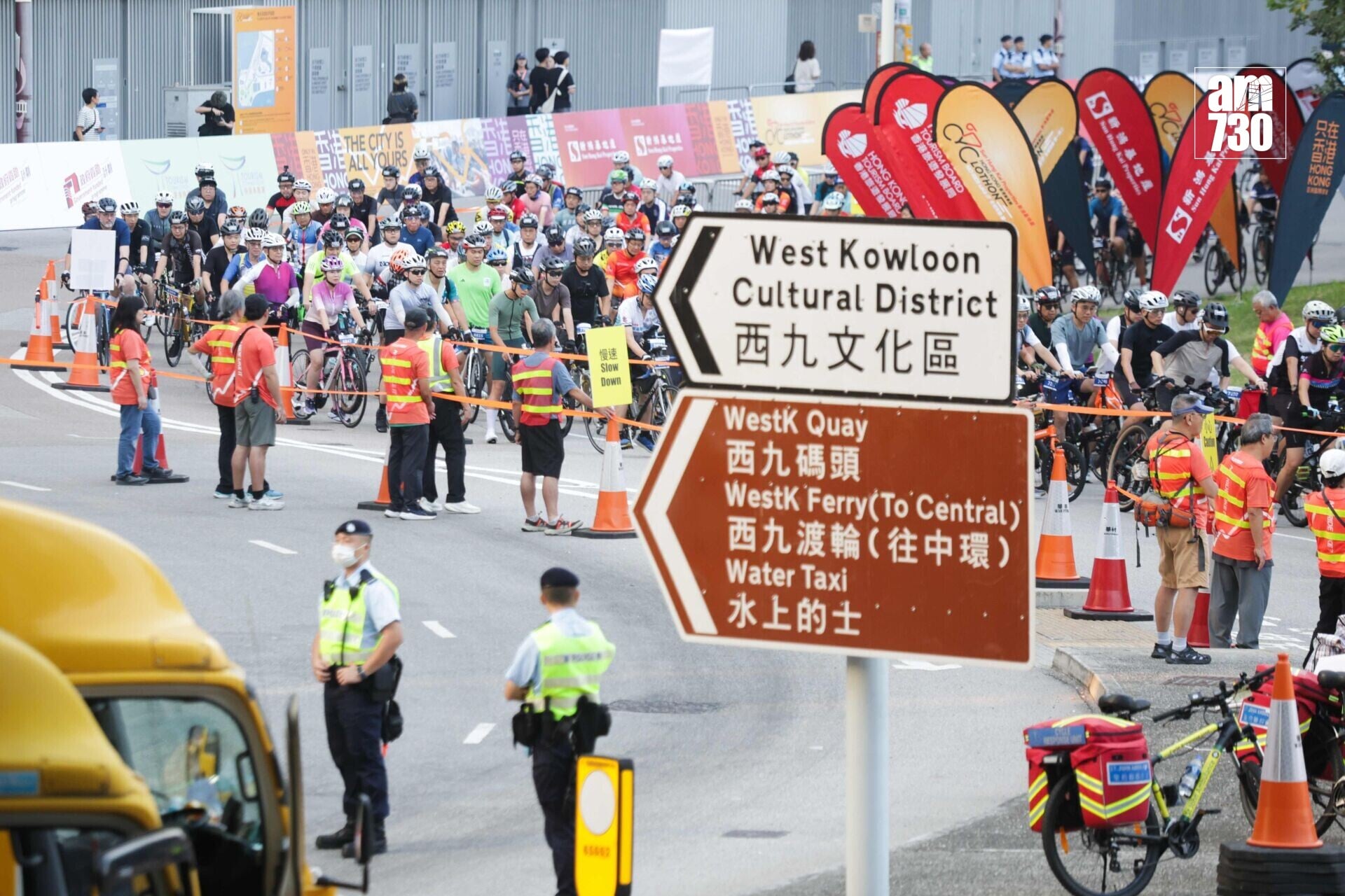 香港單車節汀九橋賽段取消惹不滿,鄭泳舜認為不應過份依賴單一領航車。(資料圖片)