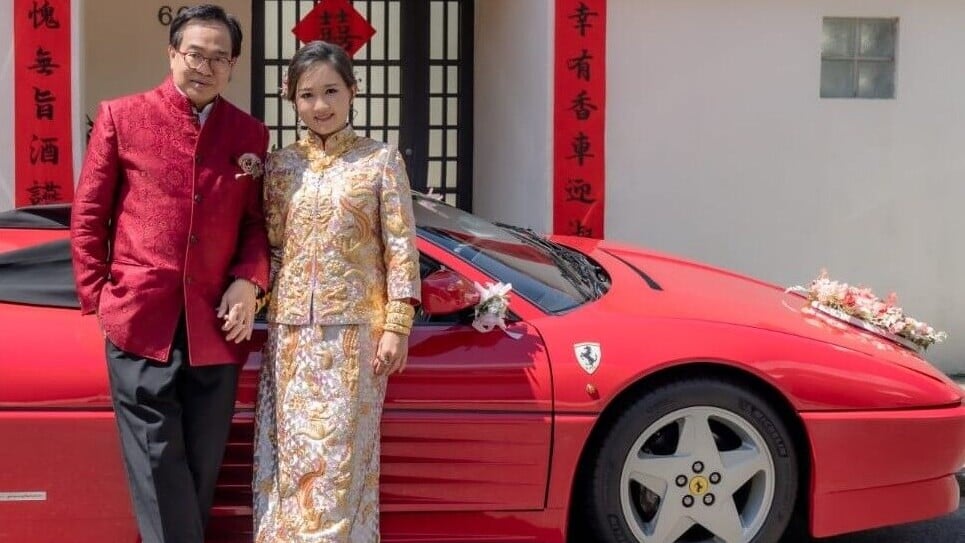 經民聯主席盧偉國與粵劇演員余仲欣成婚
