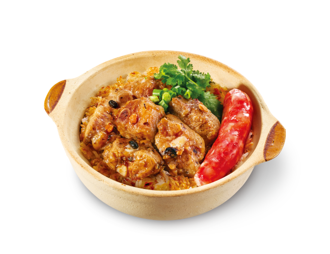 豉汁排骨臘腸煲仔飯