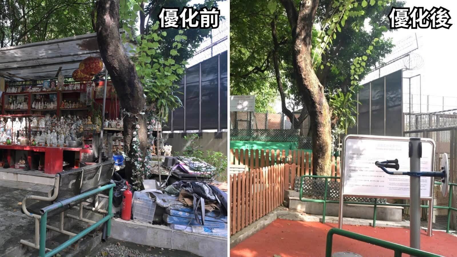 陳國基視察窩仔山優化工程,以破格思維回應市民所需。(Eric Chan 陳國基Facebook)
