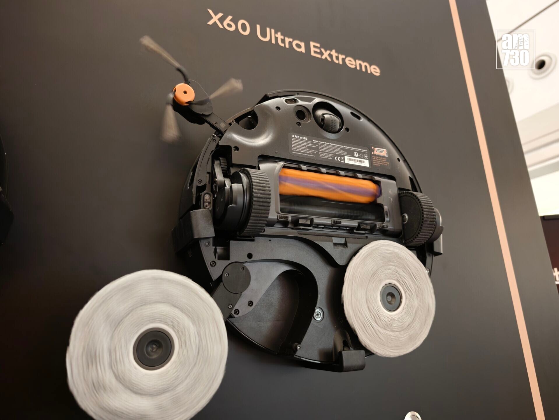 DREAME X60 Ultra Extreme有雙機械臂可延續清潔。