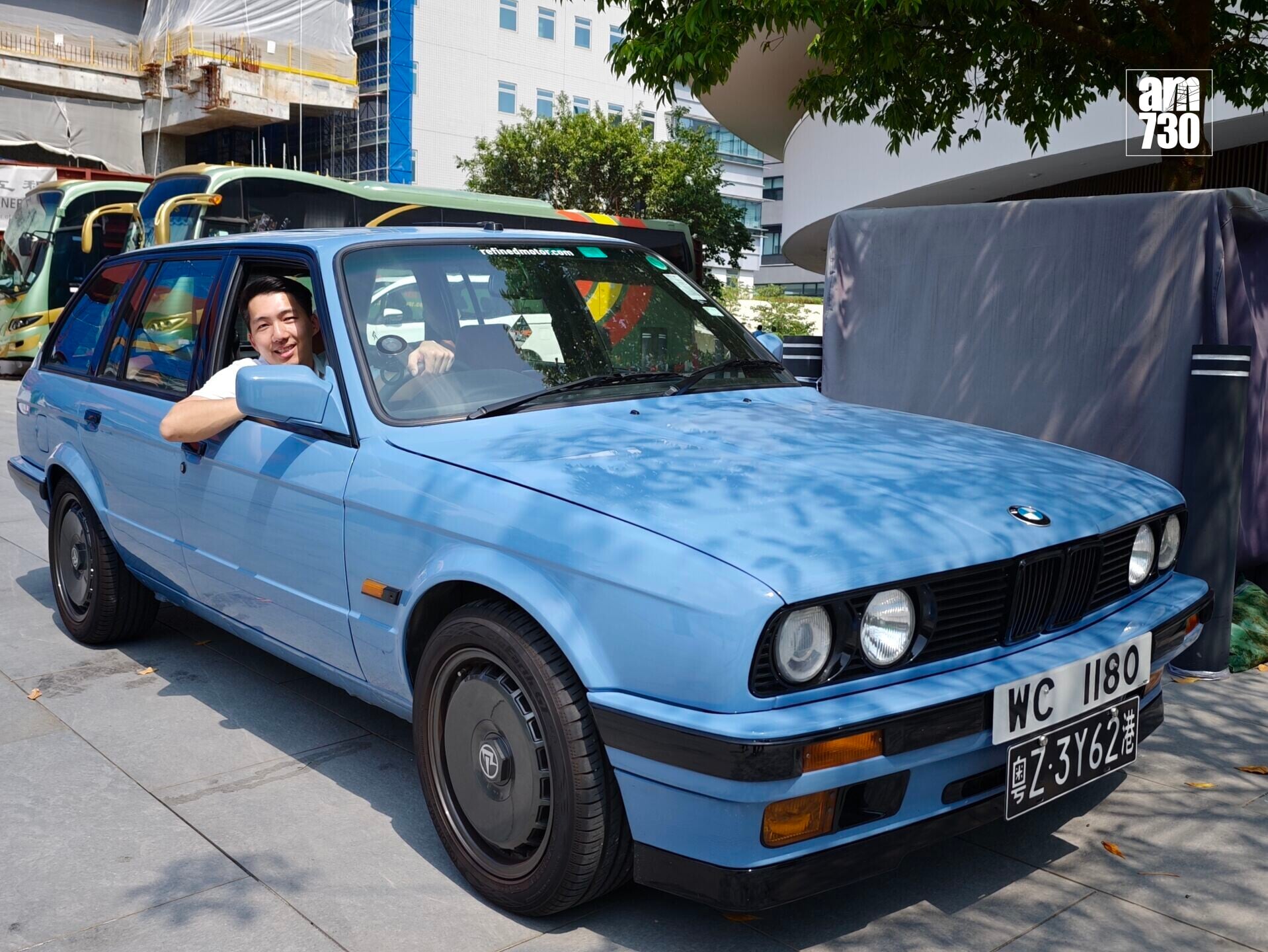 電動車|Refined Motor創辦人Angus及他的1990 BMW E30 Touring。
