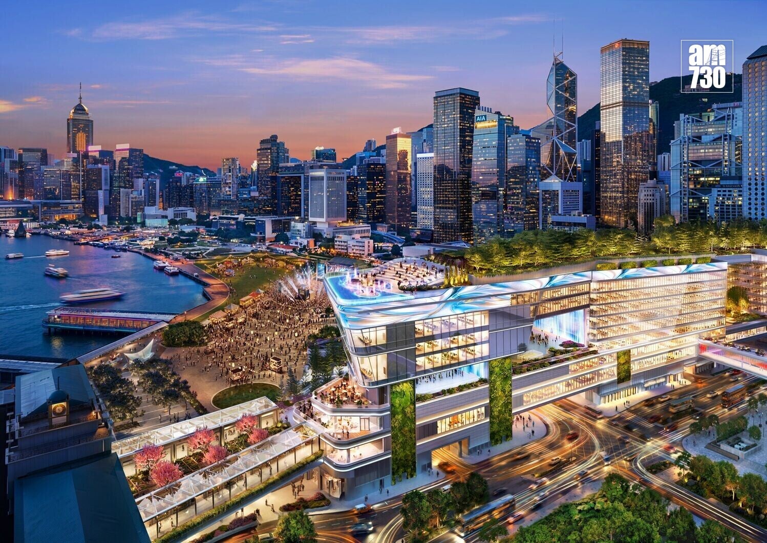 圖七 Central Yards 傍晚景色