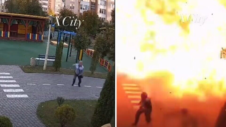 俄烏戰爭｜男子驚險避過無人機擊殺 走慢一步被炸中(有片)