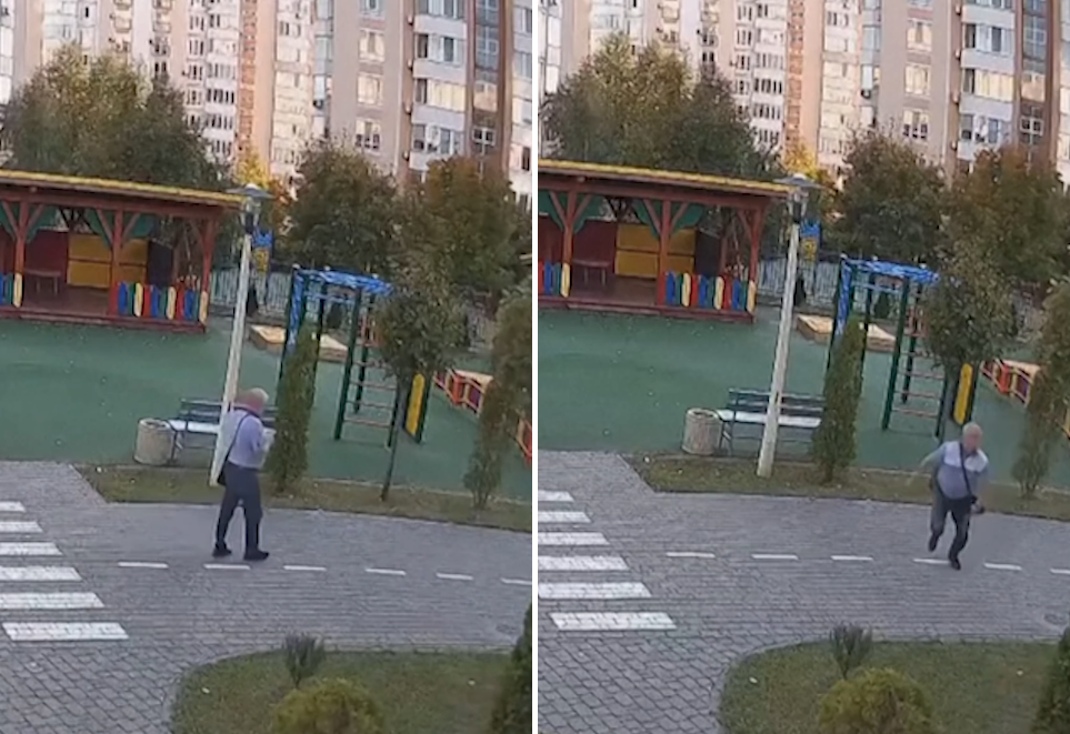 俄烏戰爭|男子驚險避過無人機擊殺 走慢一步被炸中(有片)