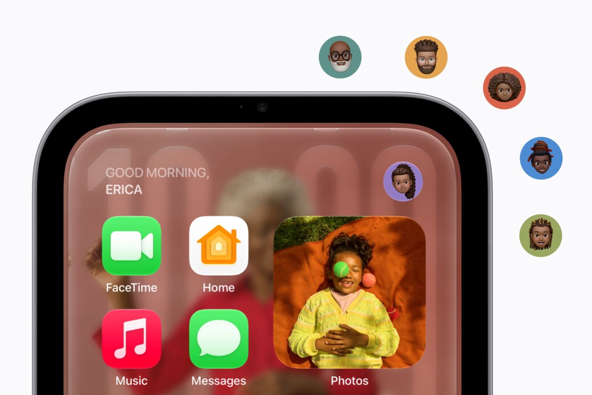Apple HomeView可辨識6位家庭成員。