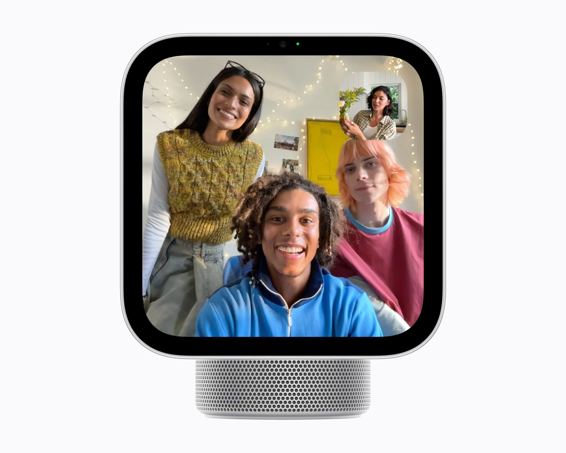 Apple HomeView設有12MP Center Stage相機支援FaceTime功能。