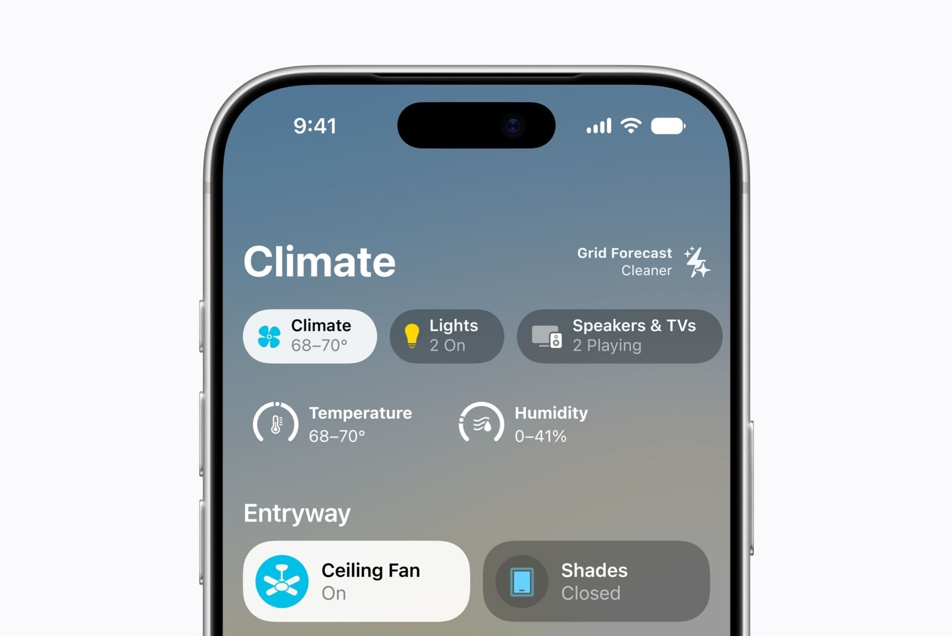 經iPhone「家居」app的Adaptive Temperature功能會根據家中情況自動調節恆溫器。