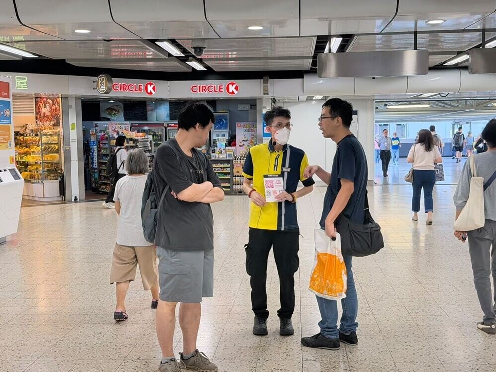 港鐵指,相關車站有加派職員指引及協助乘客,以及加强乘客資訊發放。(港鐵圖片)