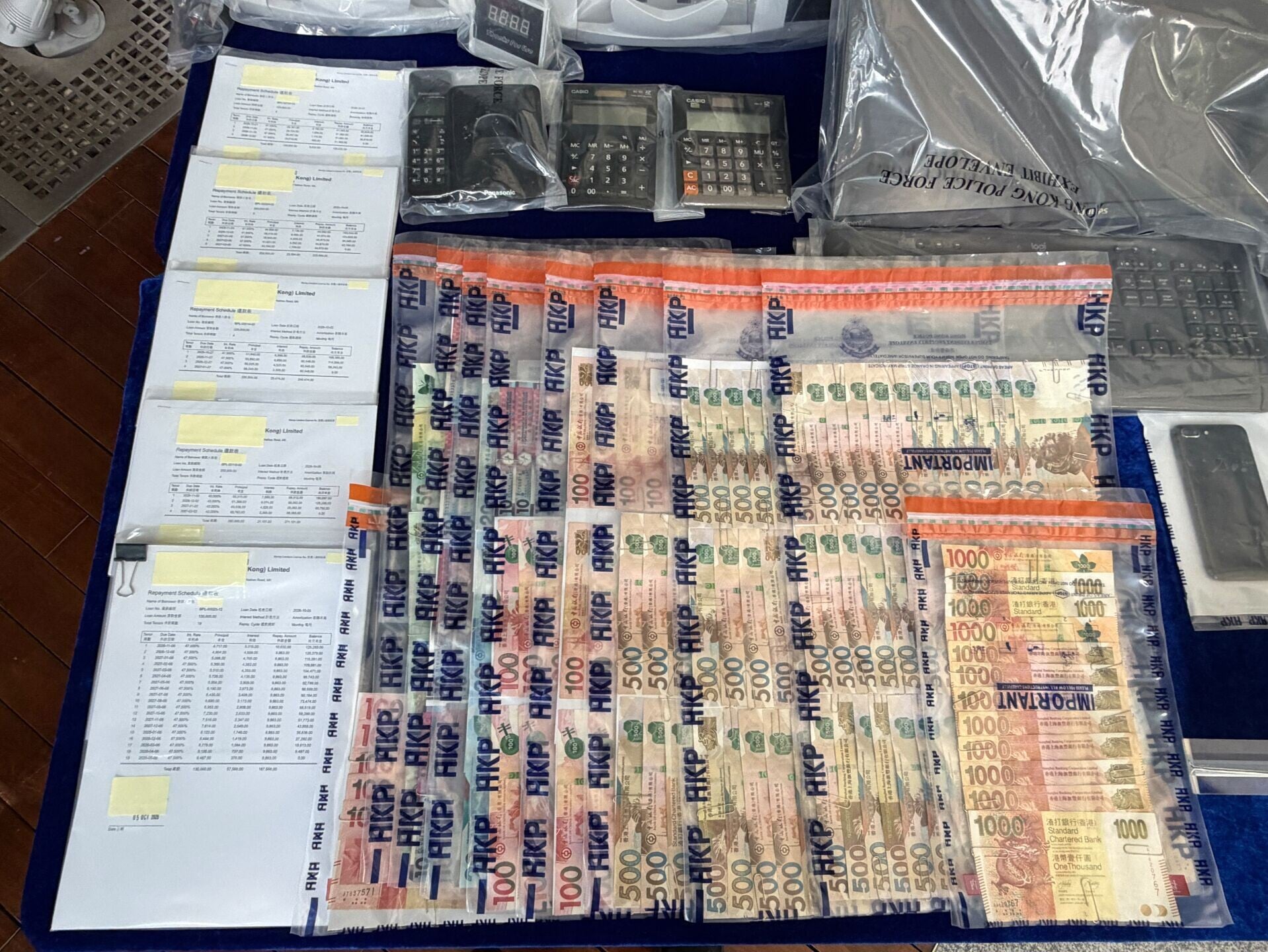高利貸集團涉非法放債年利率高達500%,警拘18人最細17歲。