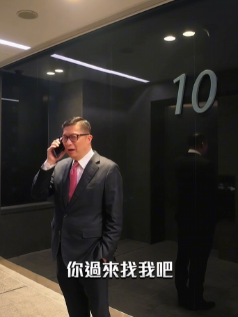 鄧炳強拍攝防騙宣傳片