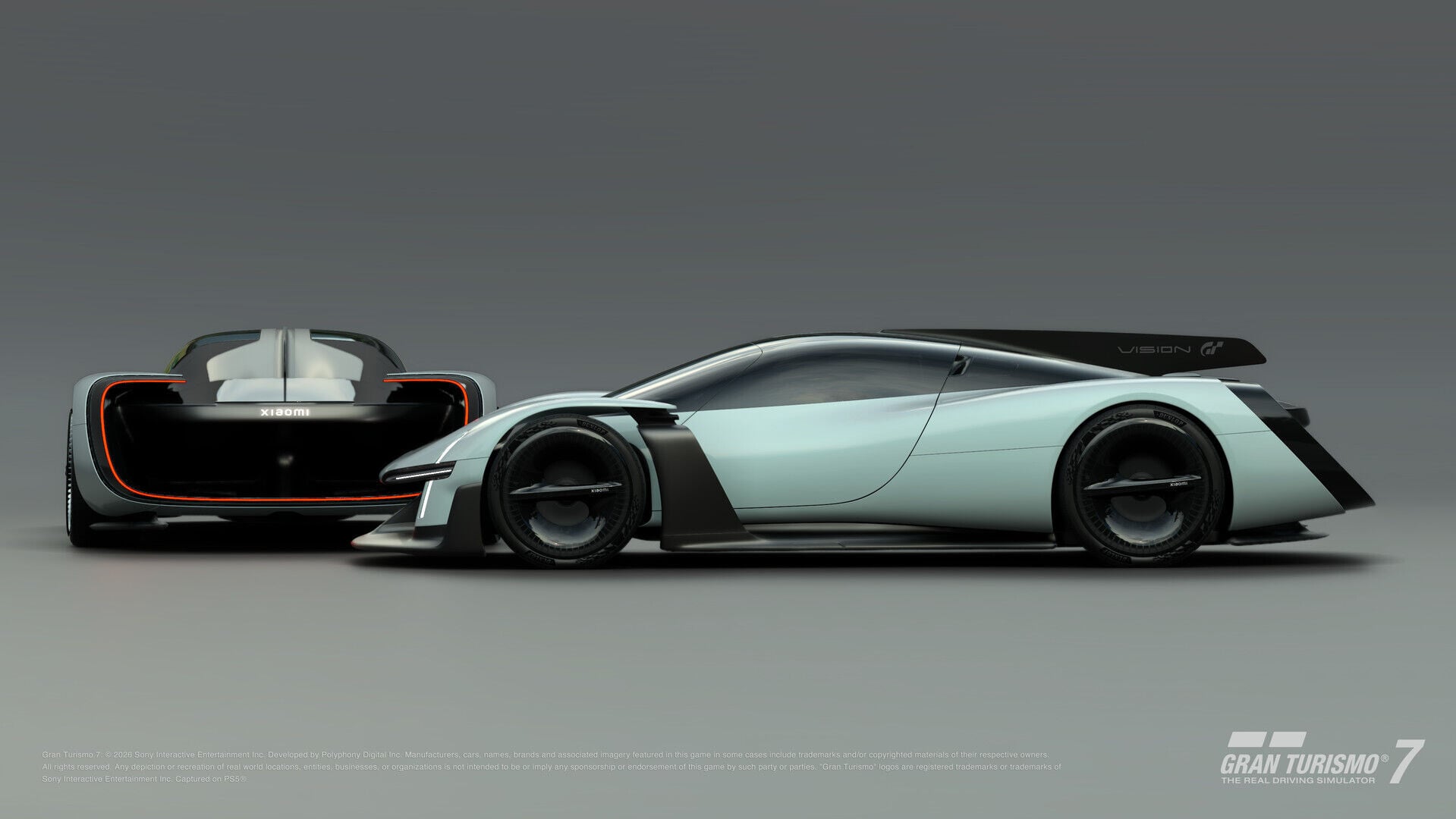 PS5《Gran Turismo 7》的Xiaomi Vision Gran Turismo外型超科幻。