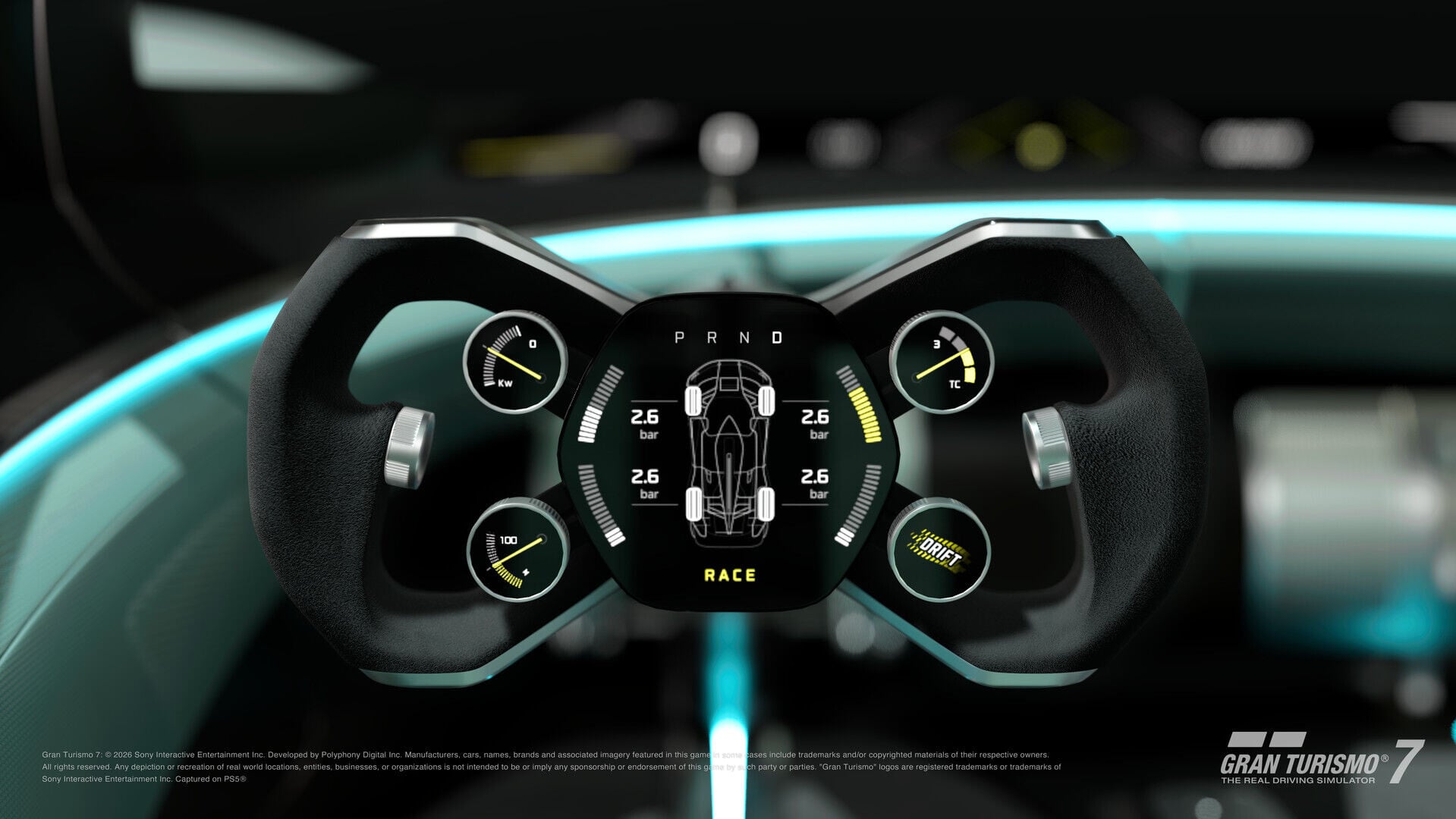 PS5《Gran Turismo 7》Xiaomi Vision Gran Turismo為小米的概念超級跑車。