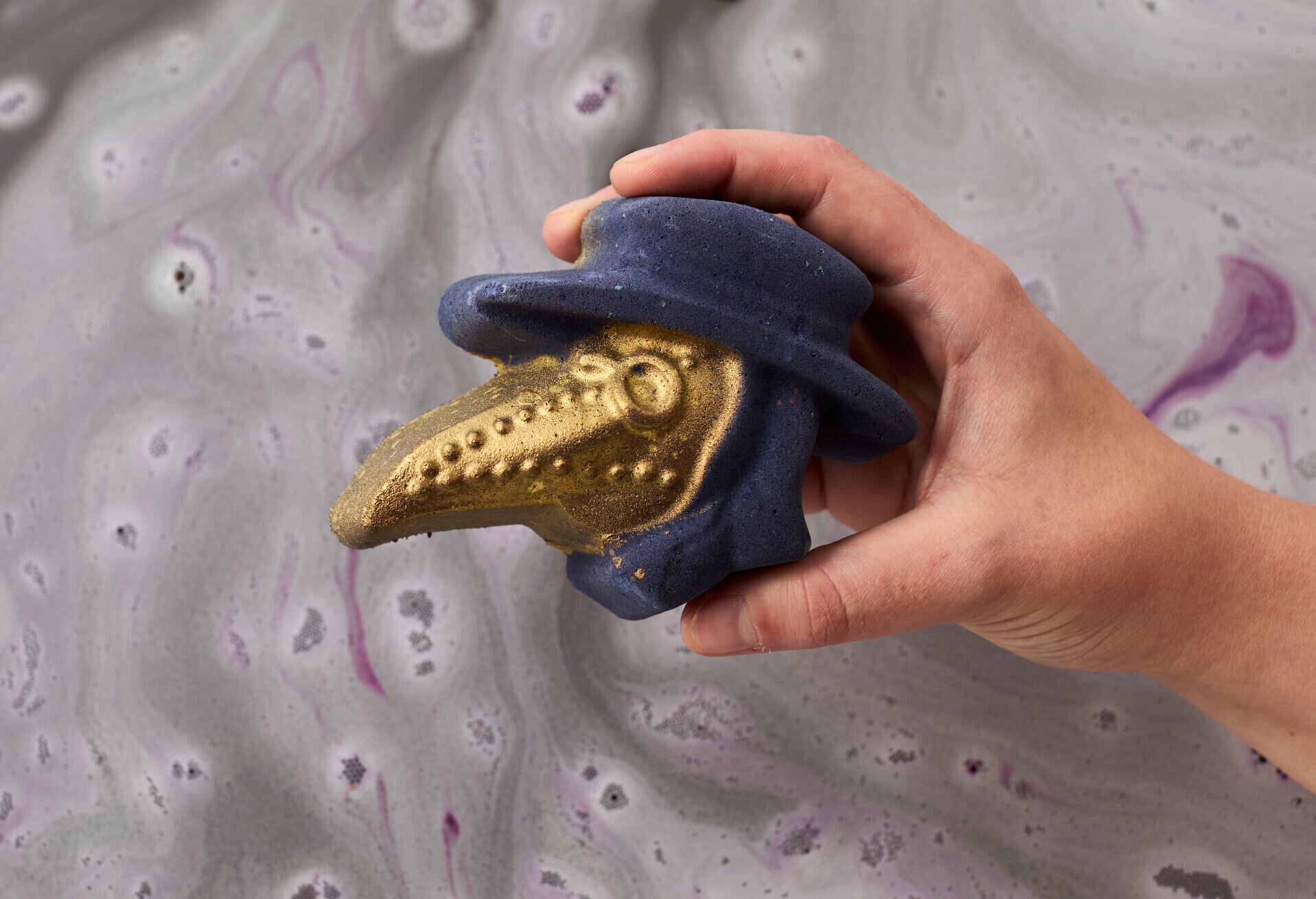 LUSH plague doctor bath bomb hero 2