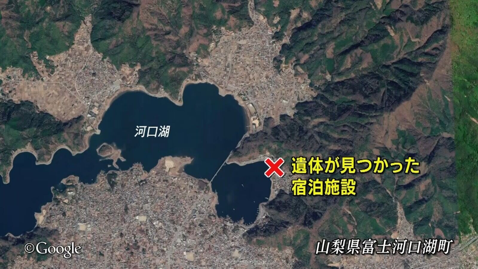 死者參加了前往日本的台灣旅遊團,隨團入住位於山梨縣富士河口湖町的酒店(影片截圖)