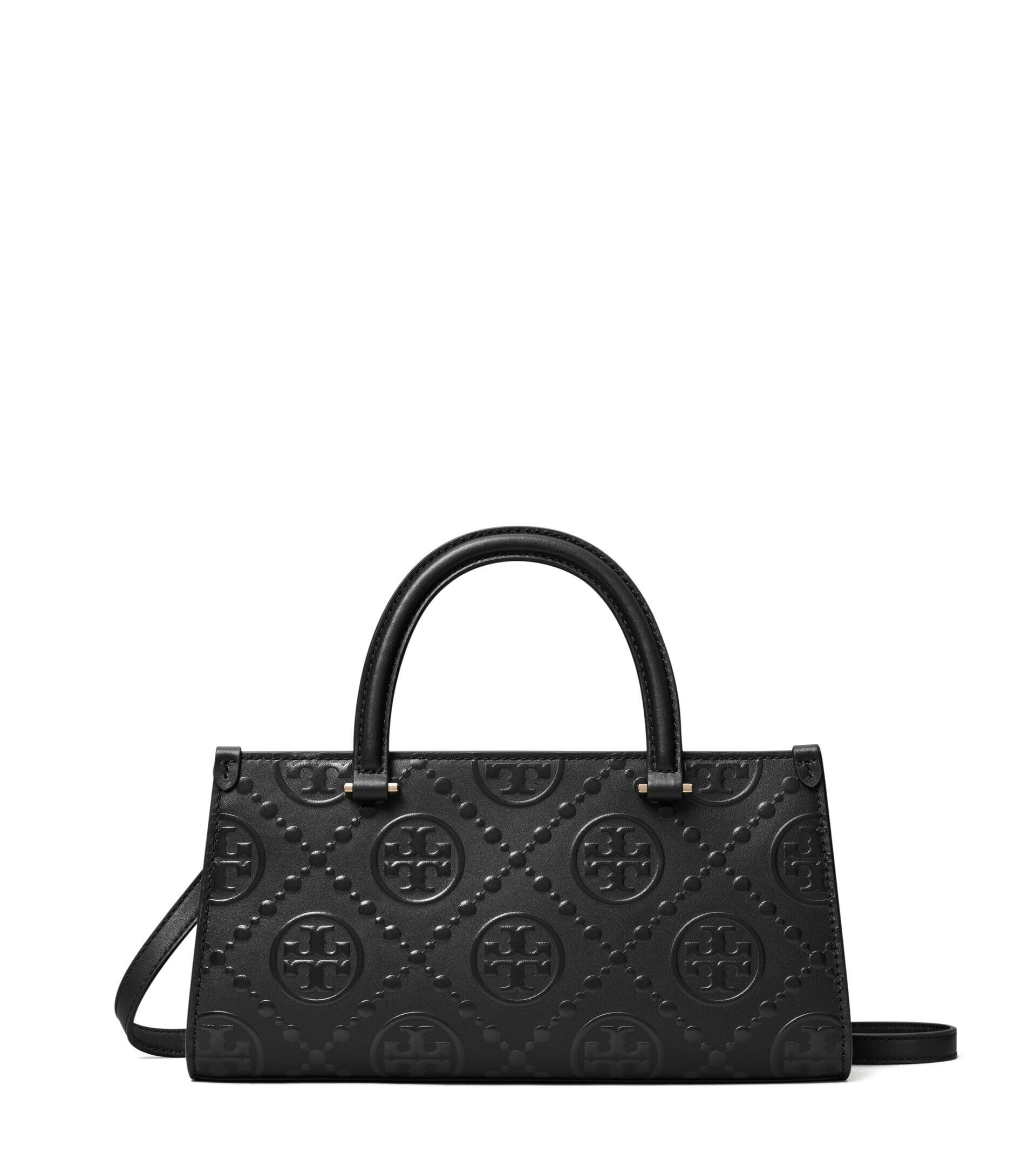 【崇光啟德店限定】 Tory BurchT Monogram 壓花矩形托特包$2,450|5折、限量 50 件(原價 $4,950)