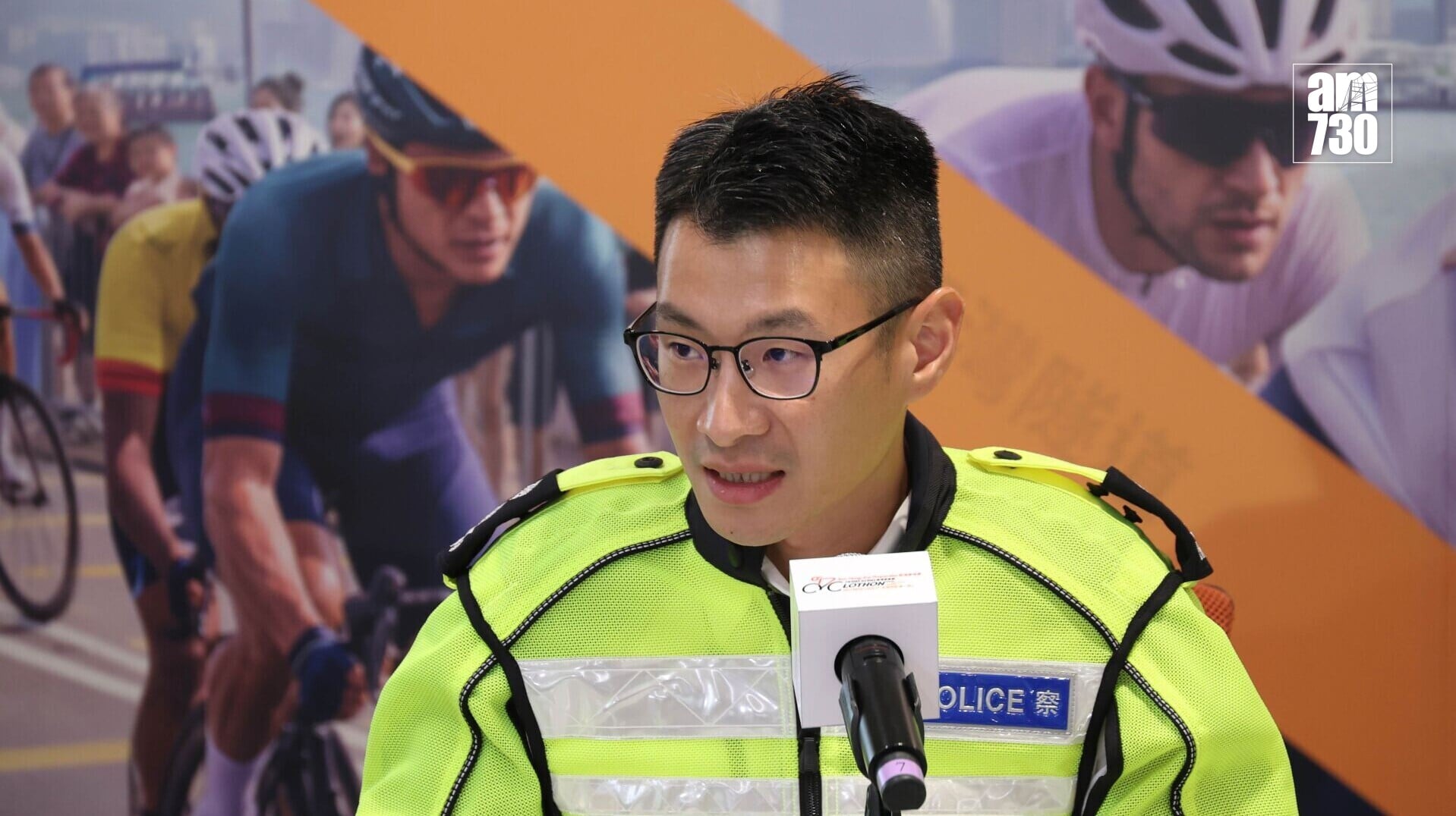 日前從高處墮下的警員據報為高級督察陳浩文，他日前負責講解2026年單車節分階段封路措施。(資料圖片／周令知攝)