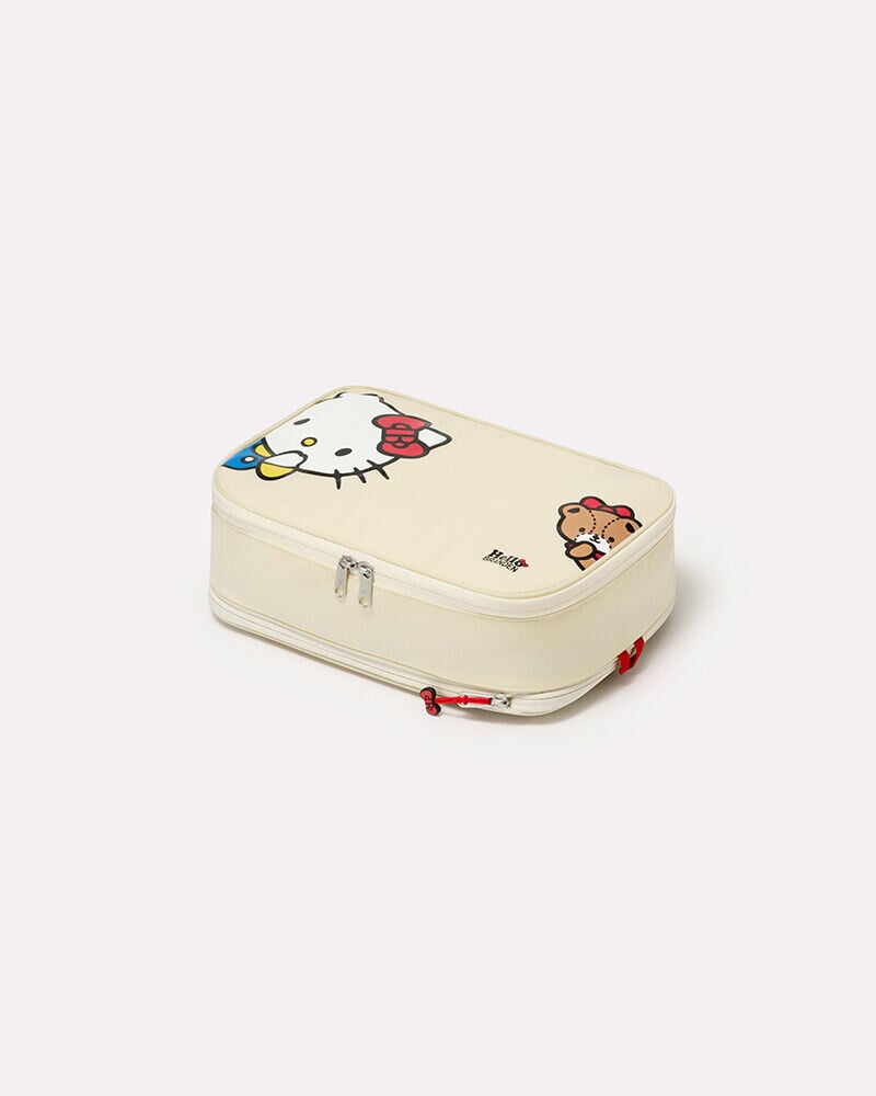 Hello Kitty × BRANDEN旅行壓縮收納袋 Ivory (S Size)