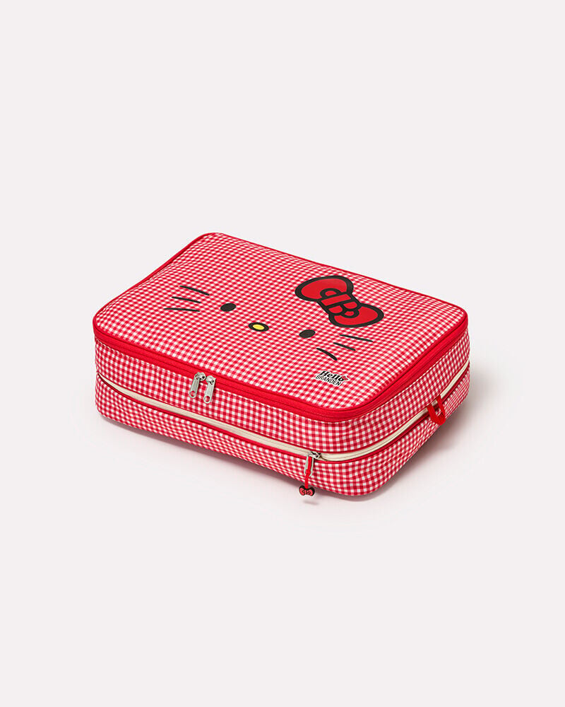 Hello Kitty × BRANDEN旅行壓縮收納袋 Red (L Size)