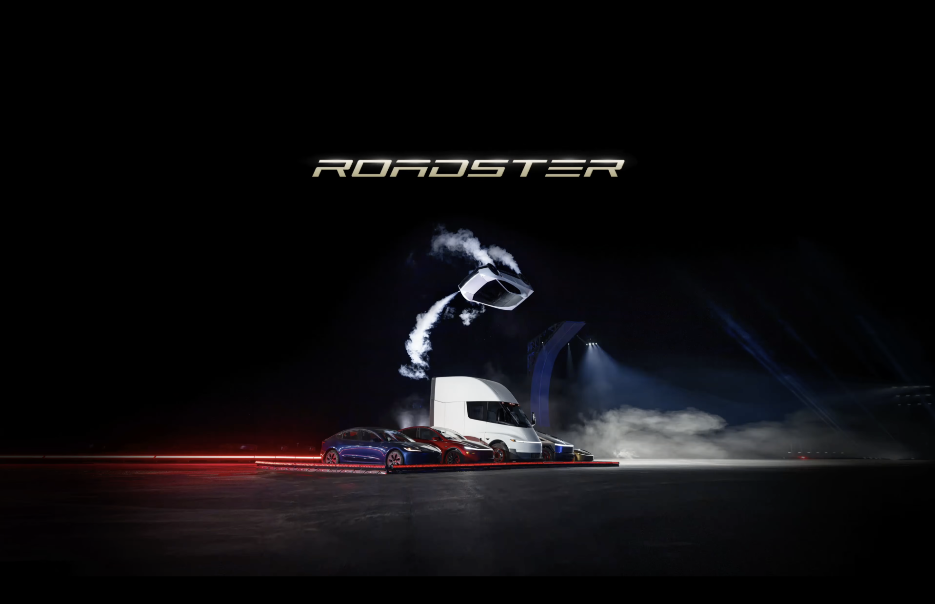 Tesla Roadster電動超跑正式發布,竟然可飛行及空翻。