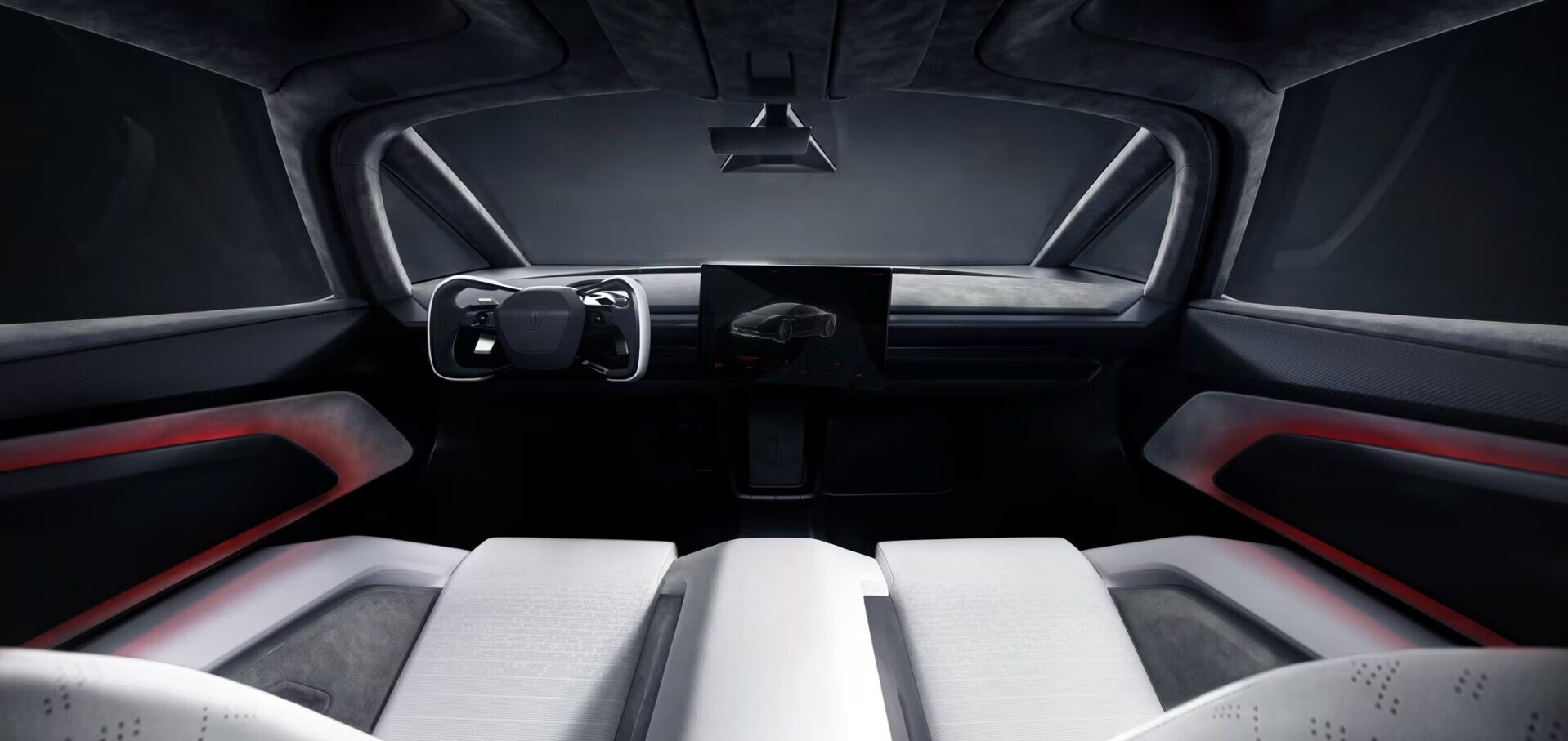Tesla Roadster為兩座位設計。