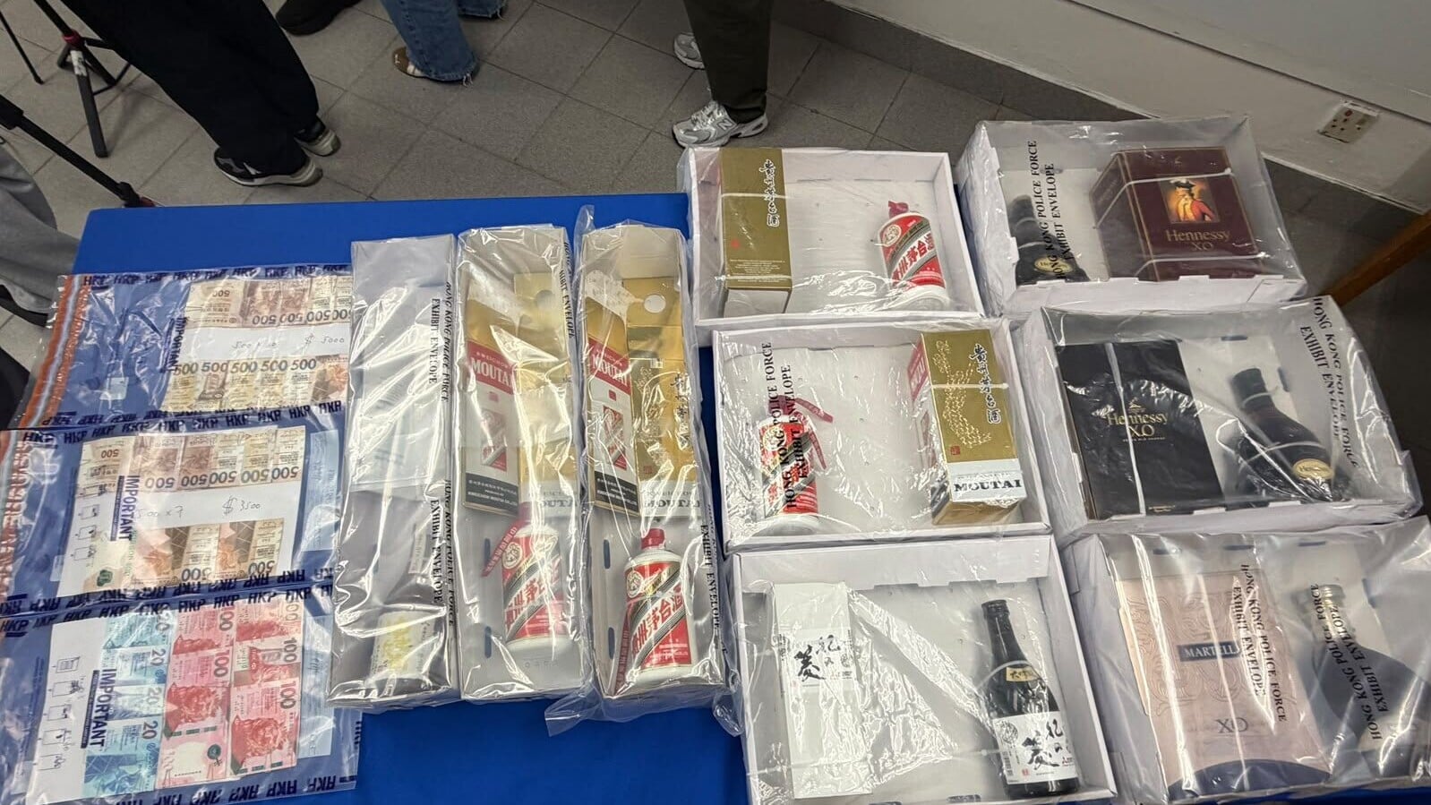 警方起回失物。