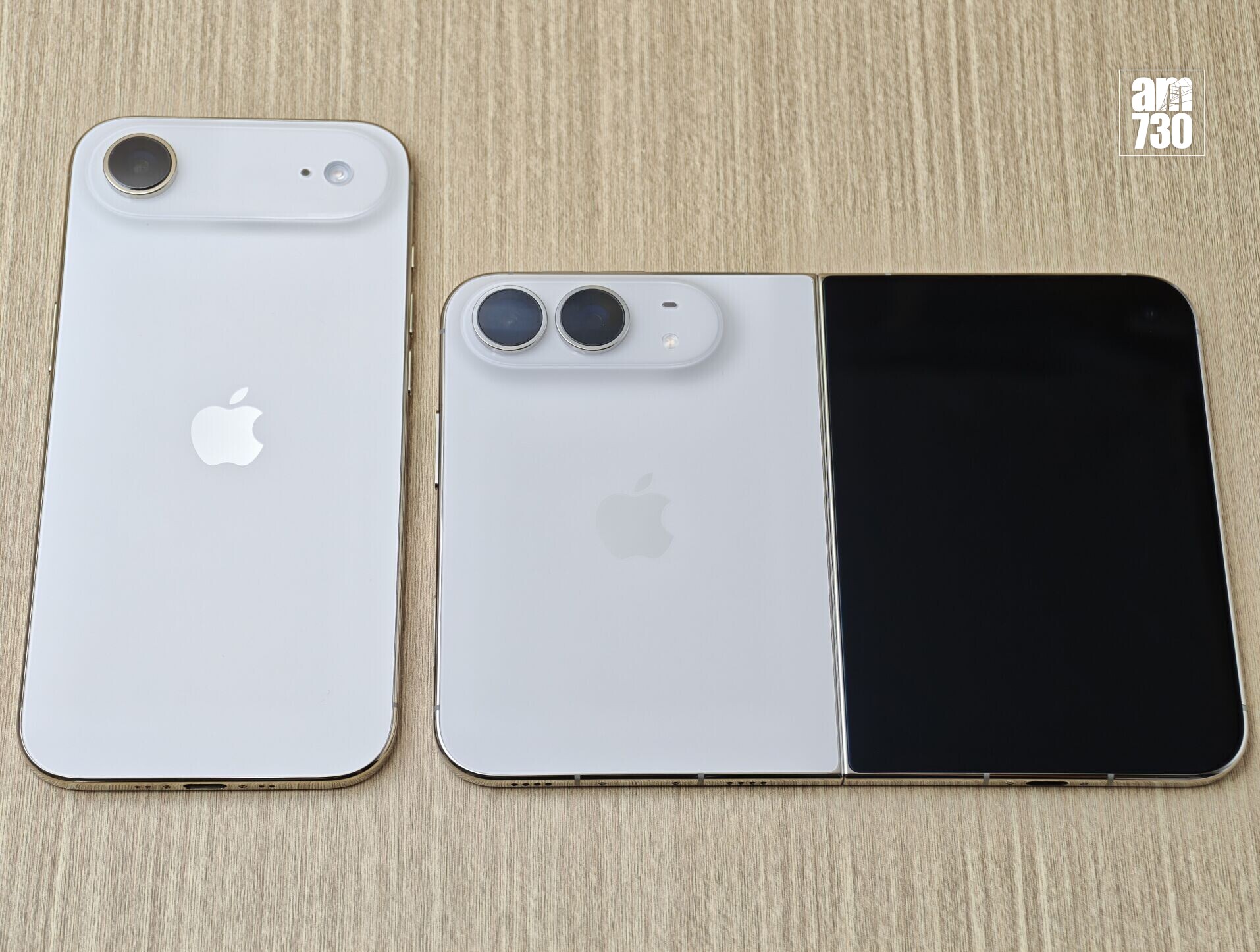 iPhone Duo(右)設計與iPhone Air相似。