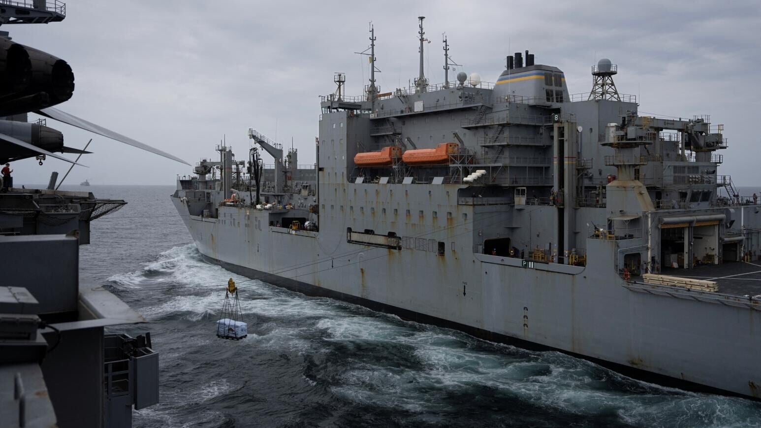 美國喬治華盛頓號航空母艦。（圖／路透社）