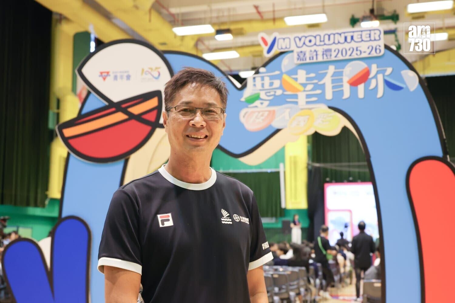 湛國榮指期望透過跨地域交流,增進義工對地方歸屬感。(吳康琦攝)
