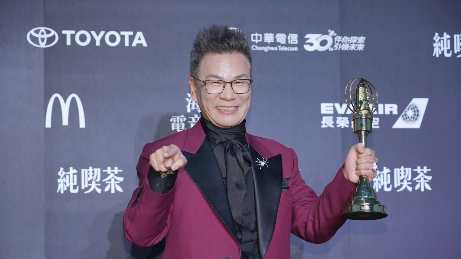 沈玉琳獲得第61屆金鐘獎綜藝節目主持人獎。（圖／中國時報陳俊吉、羅永銘、鄧博仁攝）