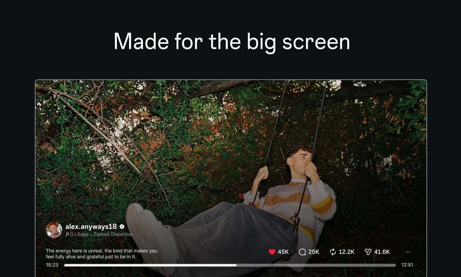 IG新功能|Instagram Apple TV App內可以觀看Reels及長影片。