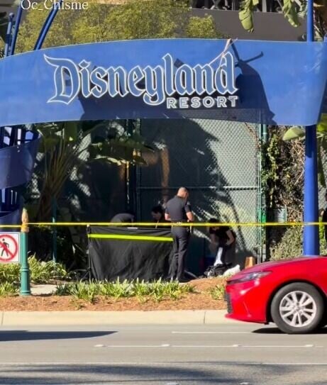 美國加州迪士尼樂園度假區入口附近25日發現一名男子死亡